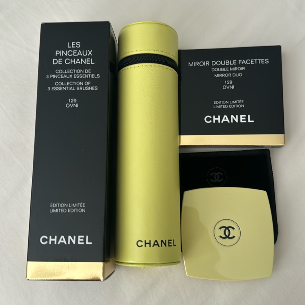 Chanel Brush Trio and Mirror NIB